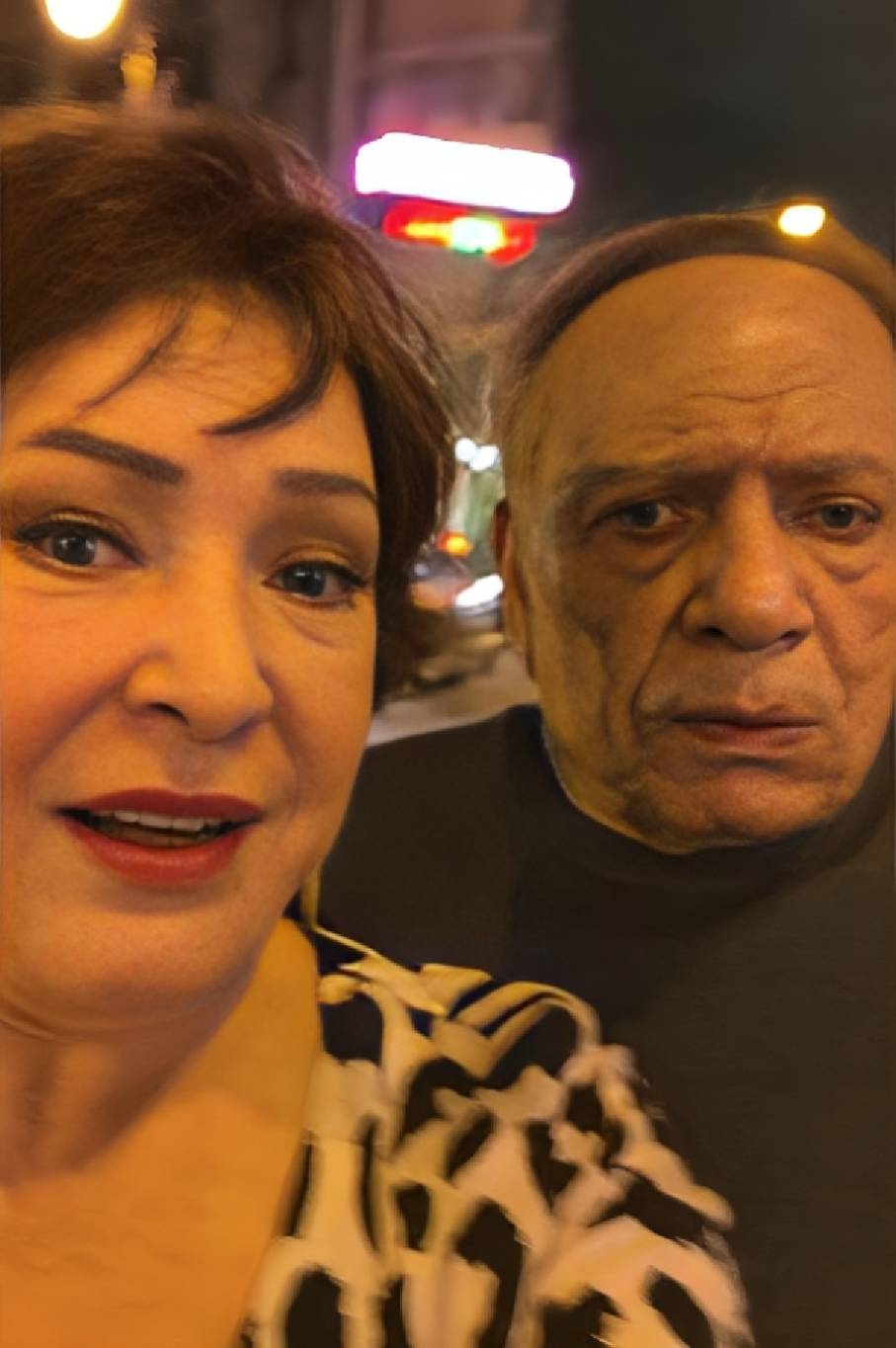 الصورة المفبركة لعادل إمام ولبلبة الصورة المفبركة لعادل إمام ولبلبة