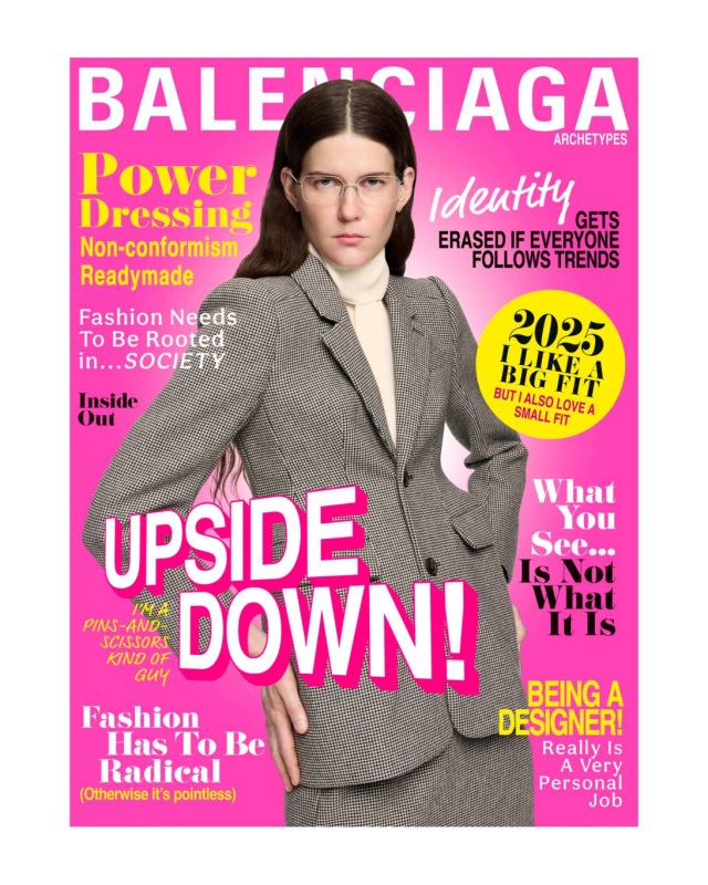 BALENCIAGA BY DEMNA EXHIBITION MAGAZINE COVER