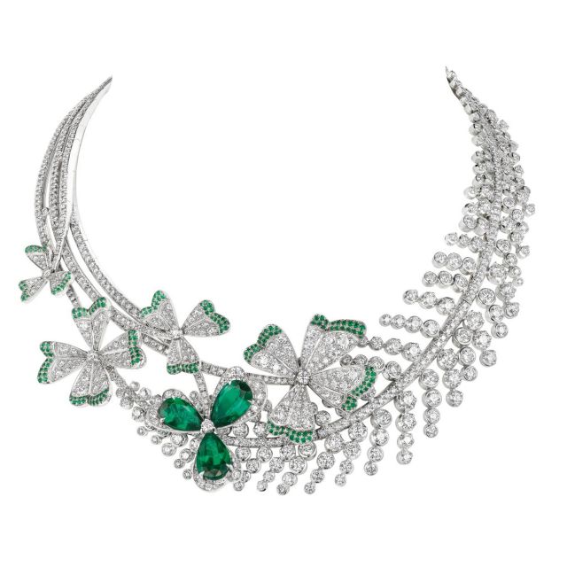 CHAUMET Jewels by Nature Clover & Fern Necklace