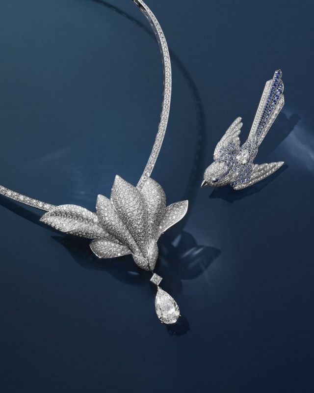 CHAUMET Jewels by Nature Magnolia Necklace