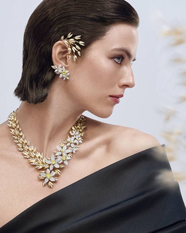 CHAUMET Jewels by Nature Oat&Field Star Necklace & Earrings