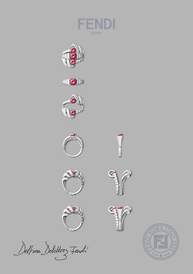 FENDI High Jewellery 2025 Eaux d'Artifice_Gouache_Fortuna Transformable Ring