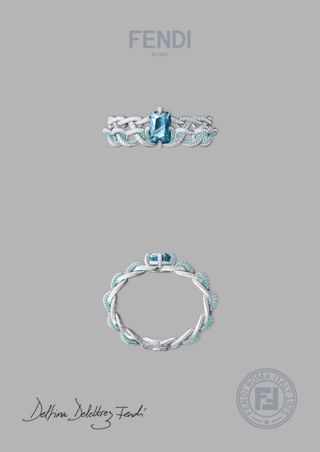 FENDI High Jewellery 2025 Eaux d'Artifice_Gouache_Ovato Bracelet