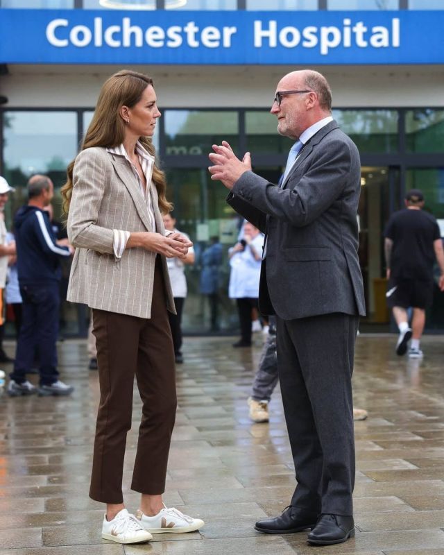 كيت ميدلتون في زيارة الى المستشفى