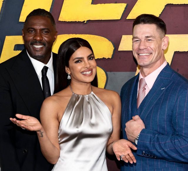 بريانكا تشوبرا بين جون سينا وإدريس إلبا