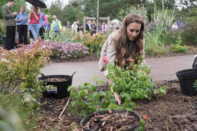 كيت ميدلتون في زيارة الى المستشفى