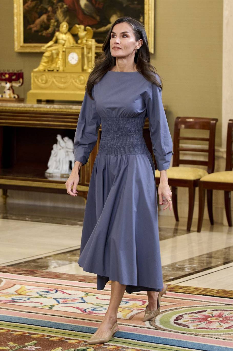 الملكة ليتيزيا تُعيد ارتداء فستان قديم في مناسبة عامة