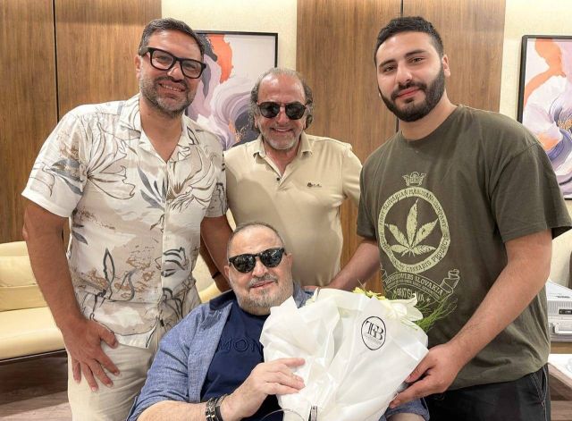 جورج وسوف لدى وصوله مصر