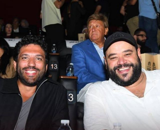 حسن الرداد ومحمد ممدوح في العرض الخاص لفيلم 