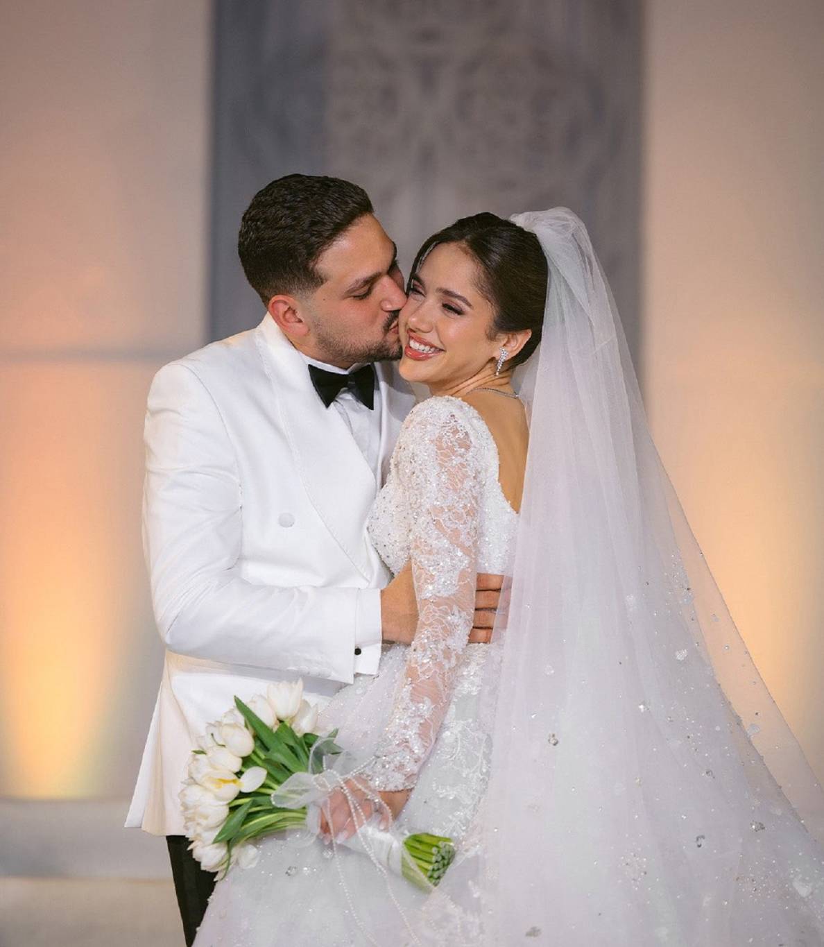 هكذا احتفلت رنا رئيس بعيد ميلاد زوجها