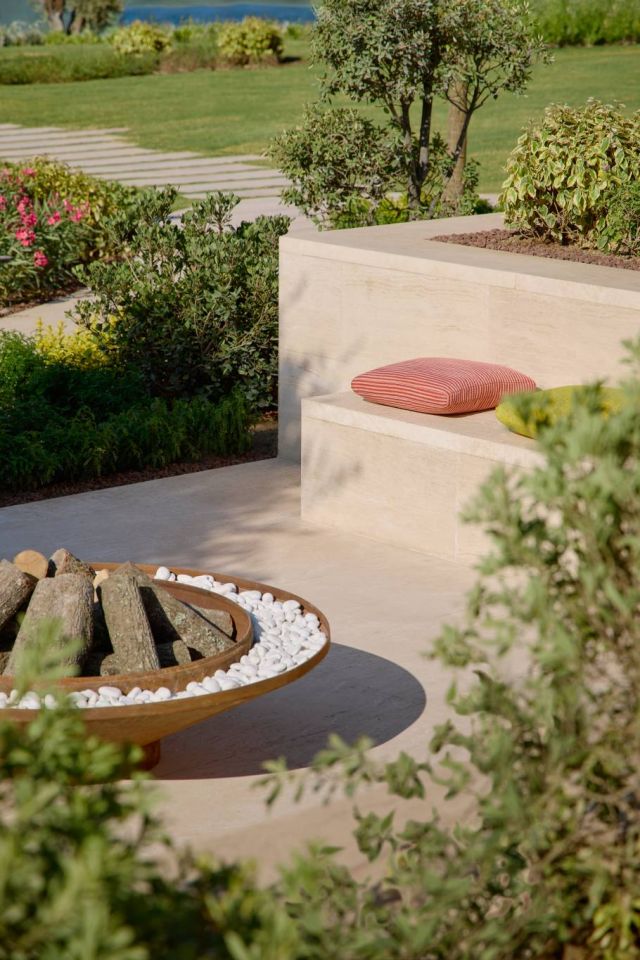 BHR Bodrum Mansion Garden FIreplace BHR Bodrum Mansion Garden FIreplace