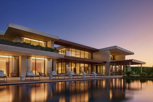 BHR Bodrum Mansion_Garden Facade & Pool Night BHR Bodrum Mansion_Garden Facade & Pool Night