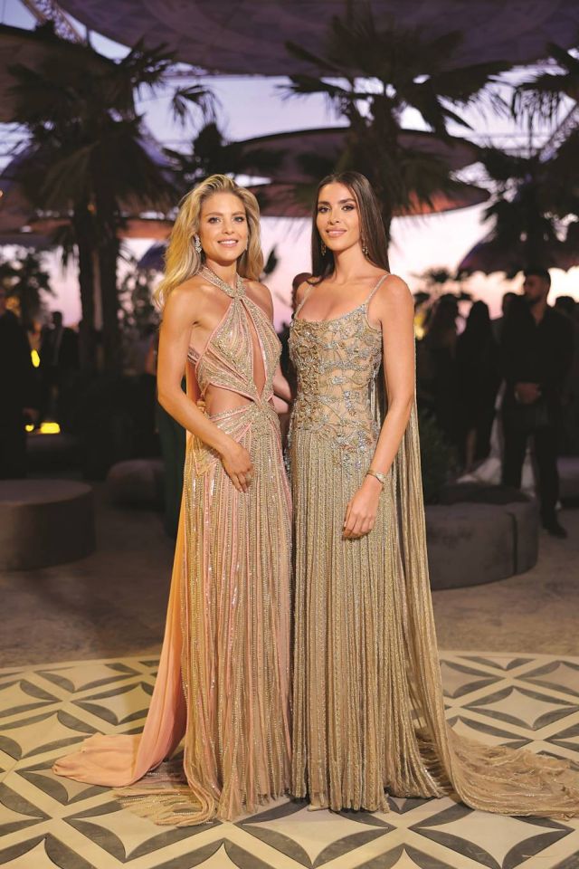 زين قطامي وكريستينا صعب