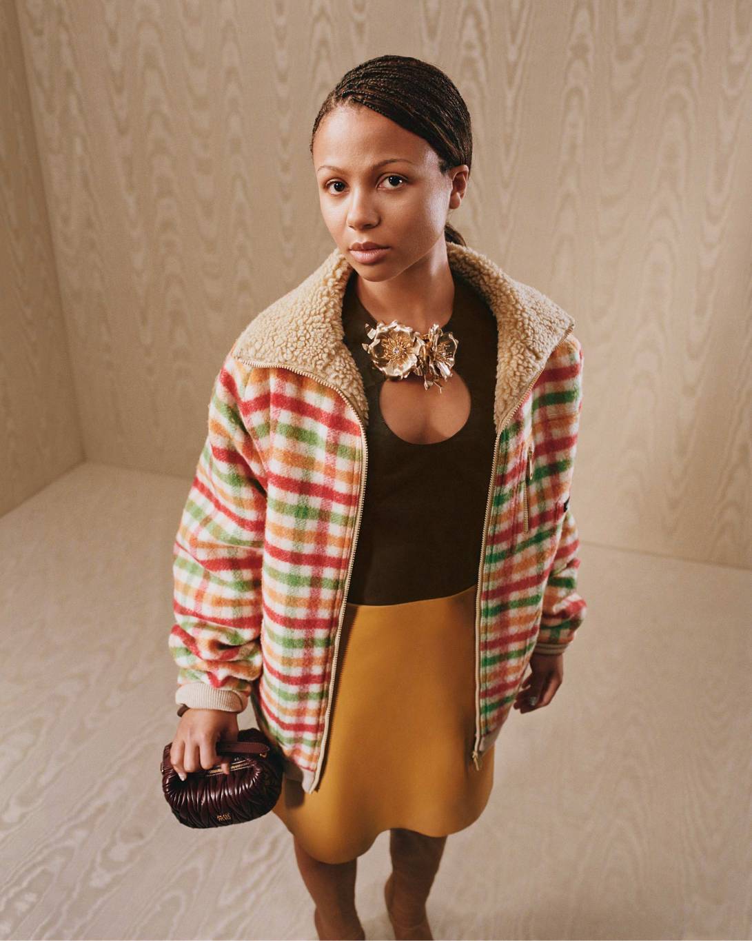 MIU MIU FW25 ADV CAMPAIGN Myha’la 