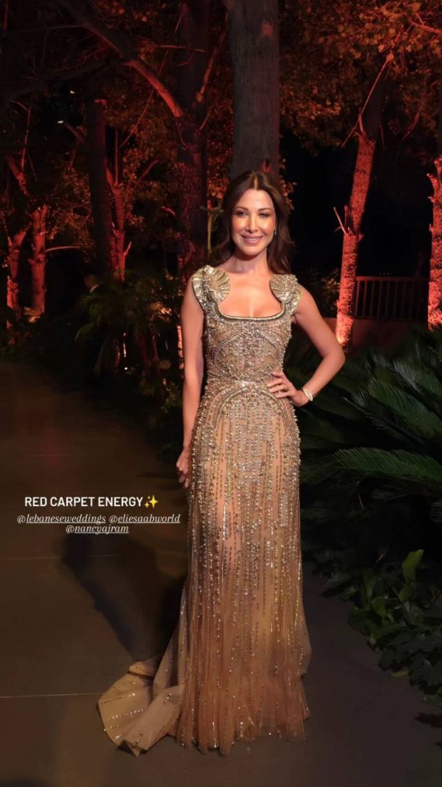 اطلالة نانسي عجرم في عرس سيليو صعب