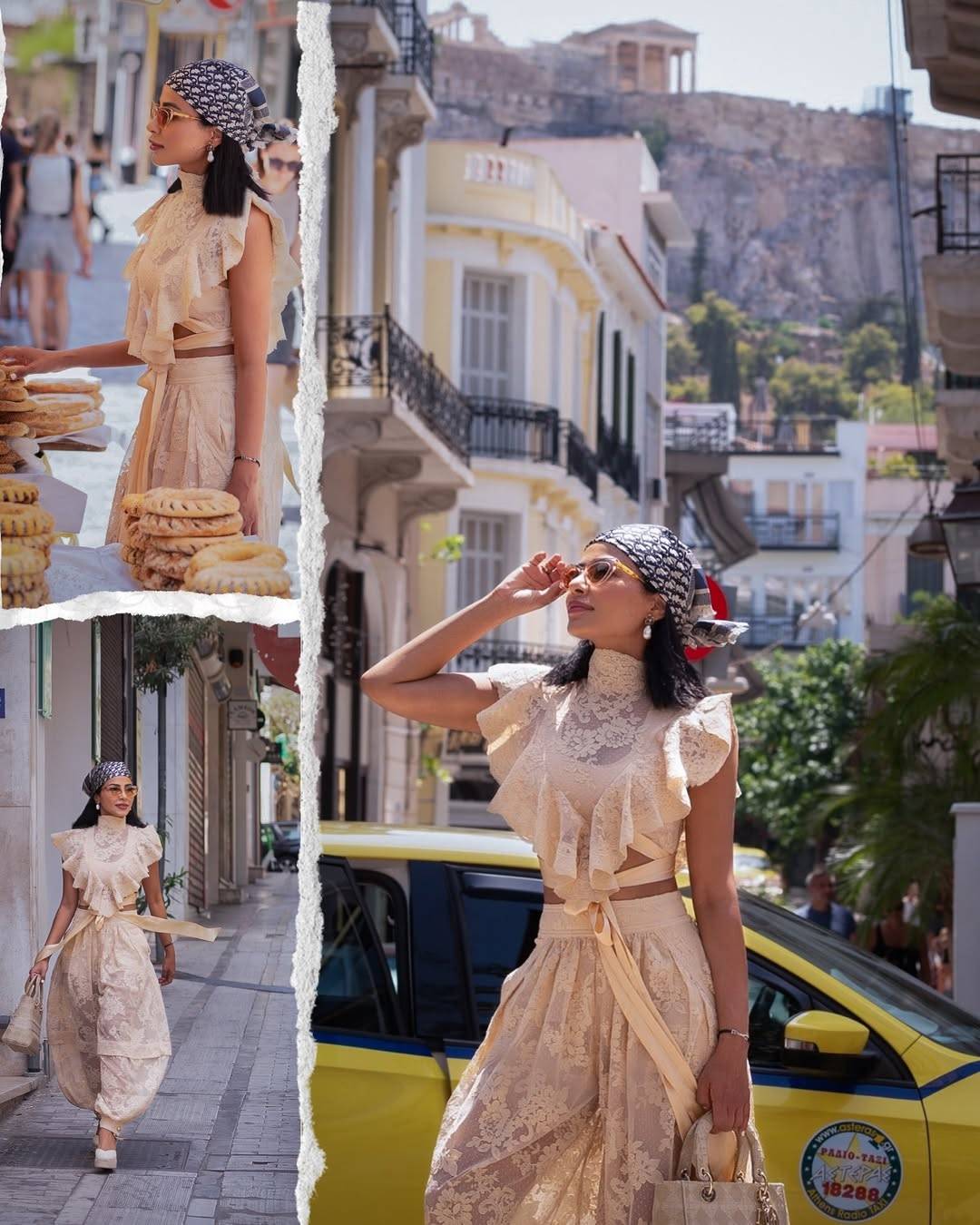 مهيرة عبد العزيز بإطلالة صيفية أنيقة من Zimmermann