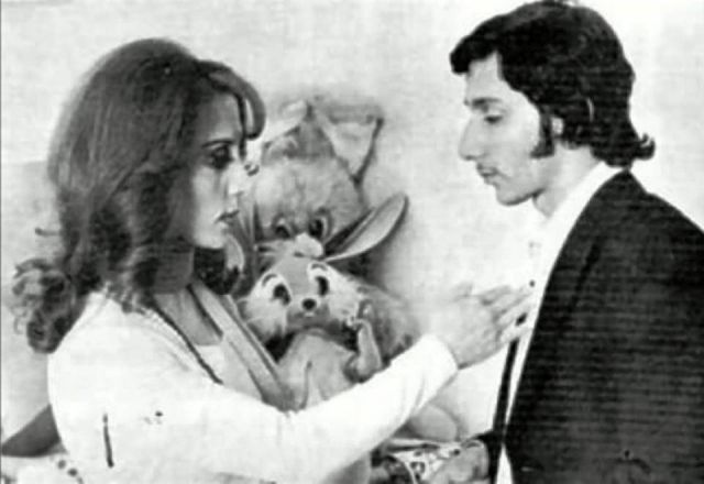 زياد الرحباني يافعاً مع فيروز 