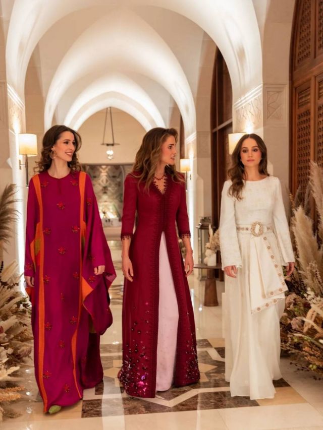 الأميرة رجوة بالقفطان الأحمر 