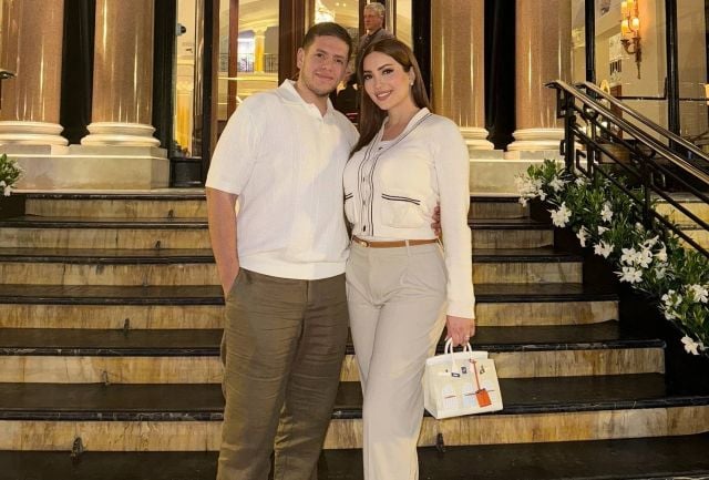 نسرين طافش وزوجها