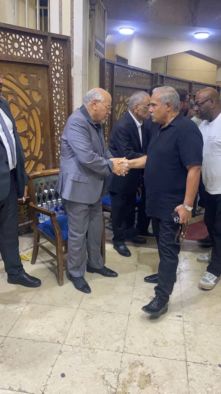 محمد رضوان يقدّم واجب العزاء