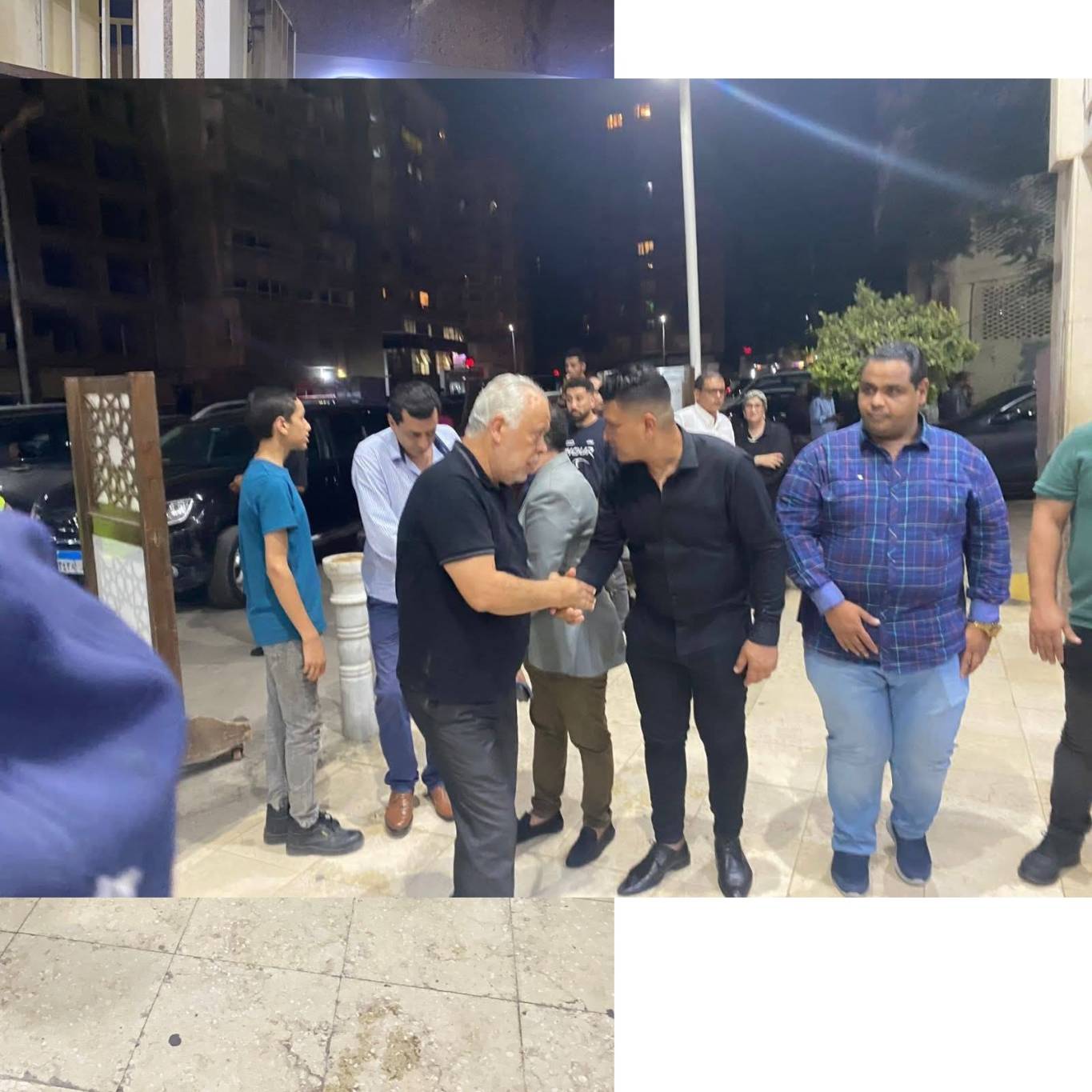 أشرف زكي يقدّم واجب العزاء