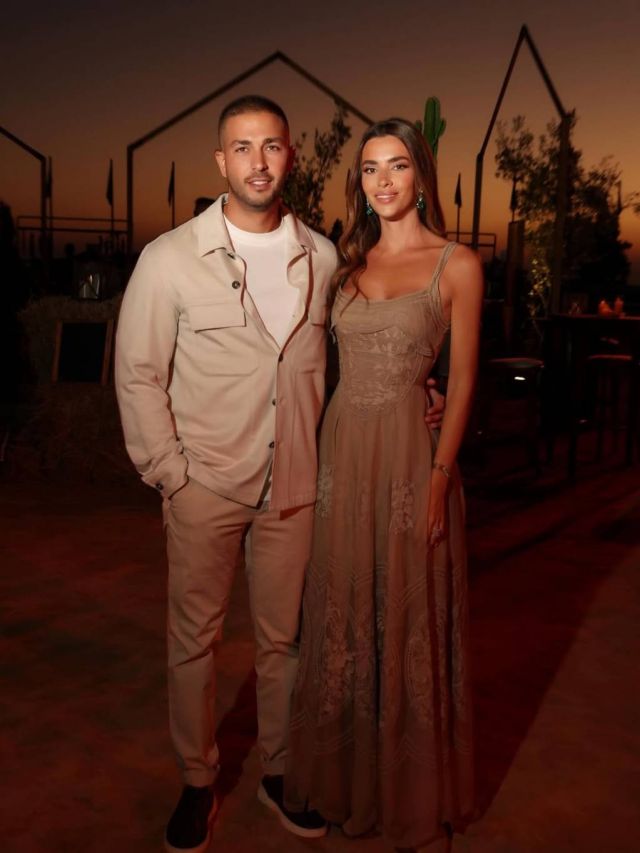 الصور الأولى من شهر عسل زين قطامي وسيليو صعب