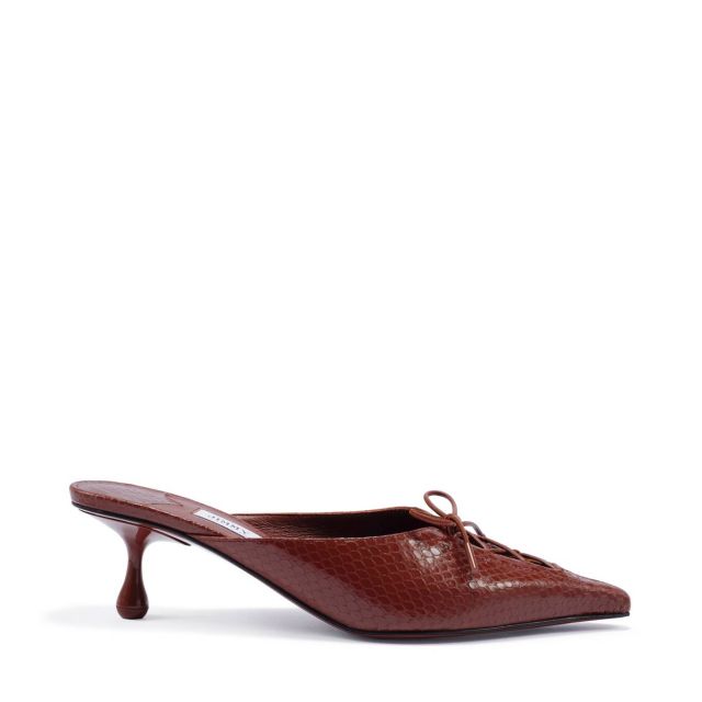 SCARLETT MULE 50GHF COGNAC SIDE