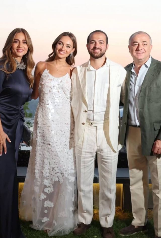 جوليا بطرس تحتفل بخطوبة ابنها في أجواء عائلية (صور)