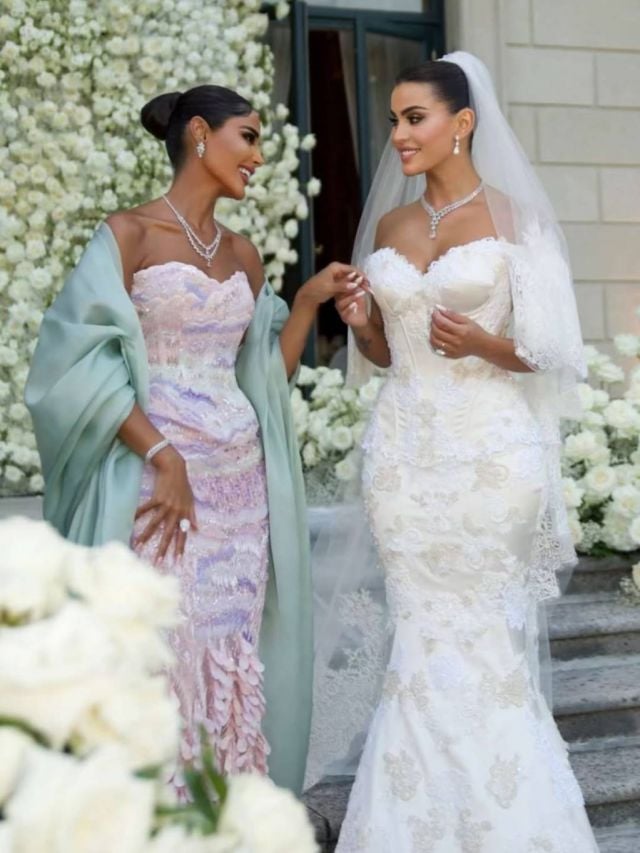 فستان زفاف فخم