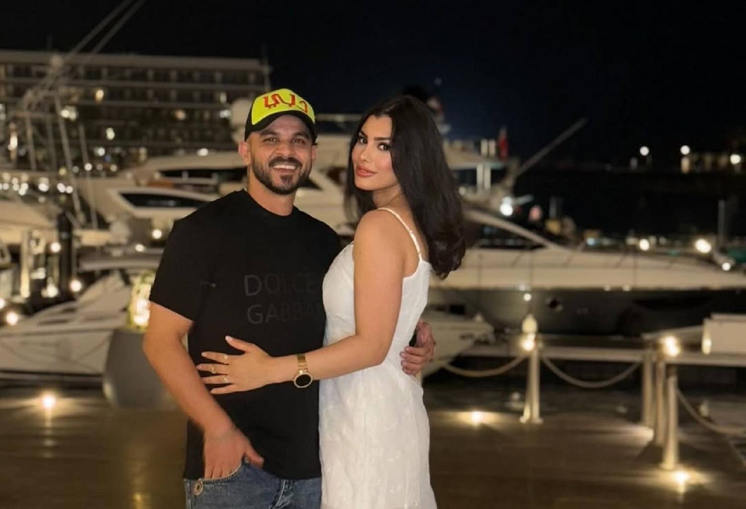 محمد رشاد وخطيبته نور