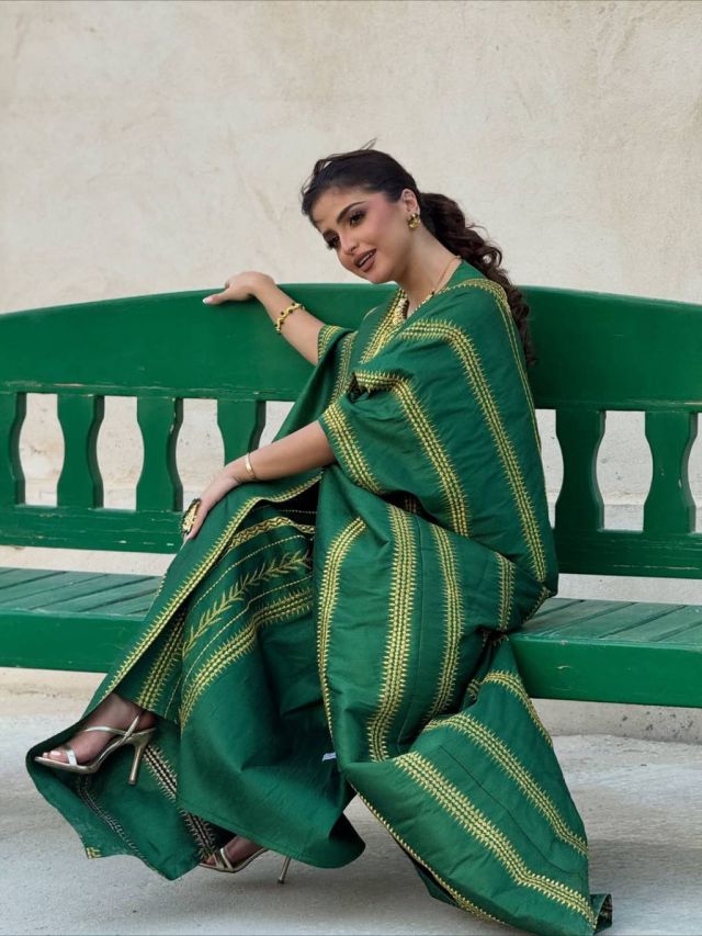 بأسلوب ملكي... حلا الترك تعيد إحياء التراث الخليجي عبر قفاطين فاخرة