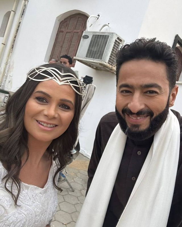 يسرا اللوزي وحمادة هلال في 