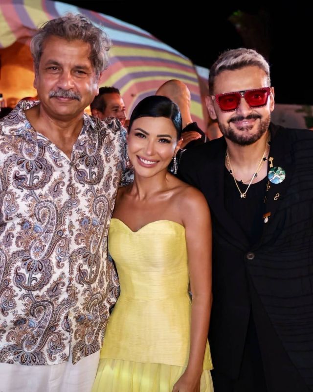 رامز جلال ومهيرة عبد العزيز في حفل mbc