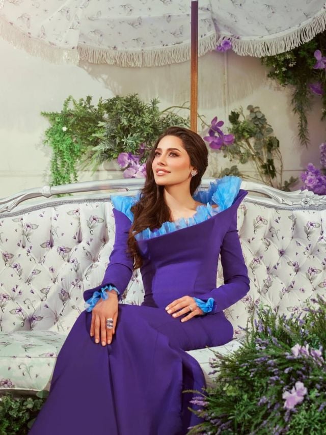  إلهام علي تتألق بفستان من تصميم فؤاد سركيس