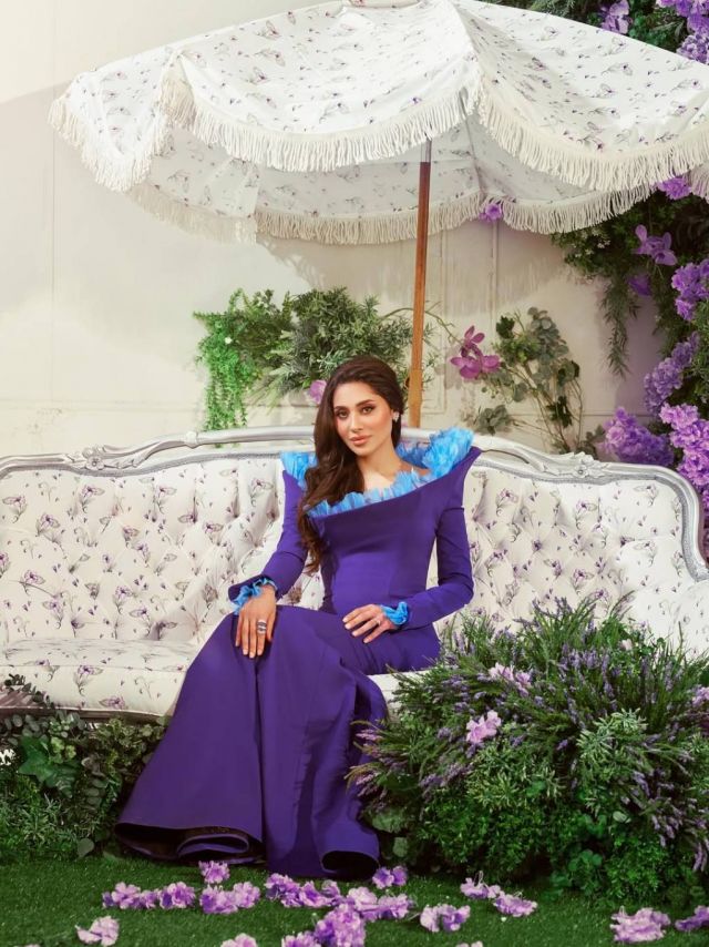  إلهام علي تتألق بفستان من تصميم فؤاد سركيس