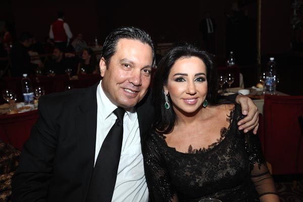 الشاعر زاهي وهبي وزوجته الإعلامية رابعة الزيات