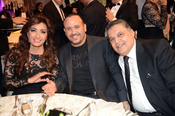 لطيفة ومحسن جابر وهشام عباس