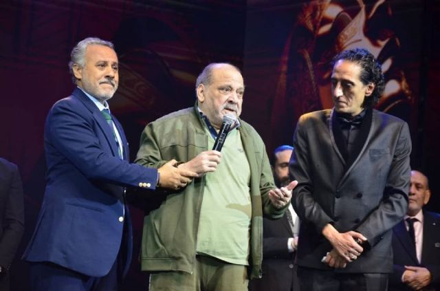 ضياء الميرغني خلال تكريمه