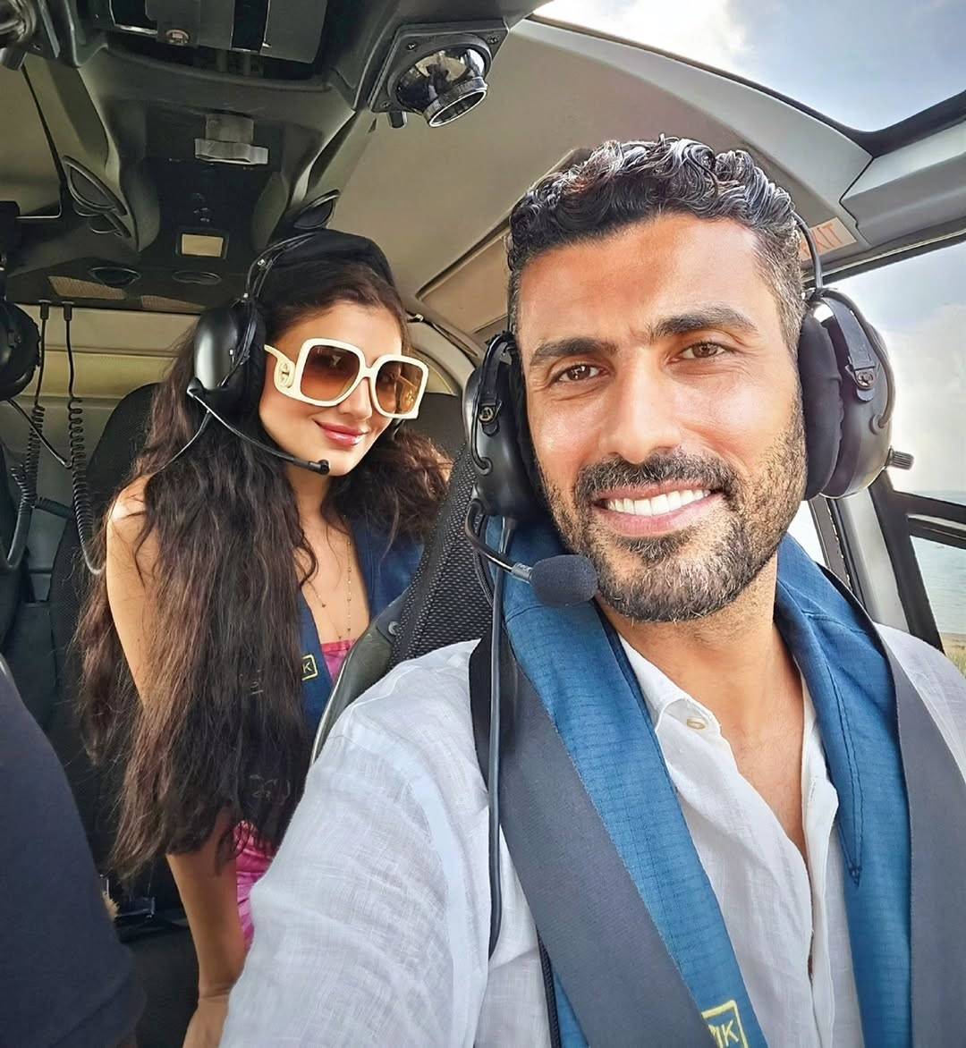 محمد سامي يفاجئ مي عمر في يوم ميلادها وتعليقاتهما يشعلان مواقع التواصل