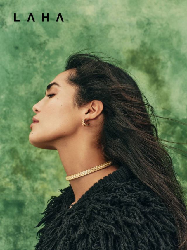 أقراط My Dior  من الذهب الوردي والماس، أقراط Gem Dior  من الذهب الوردي والماس، خاتم وأساورMy Dior  من الذهب الأصفر، عقد My Dior من الذهب الأصفر والأبيض والماس، وسوار My Dior  من الذهب الأبيض من Dior Fine Jewellery 