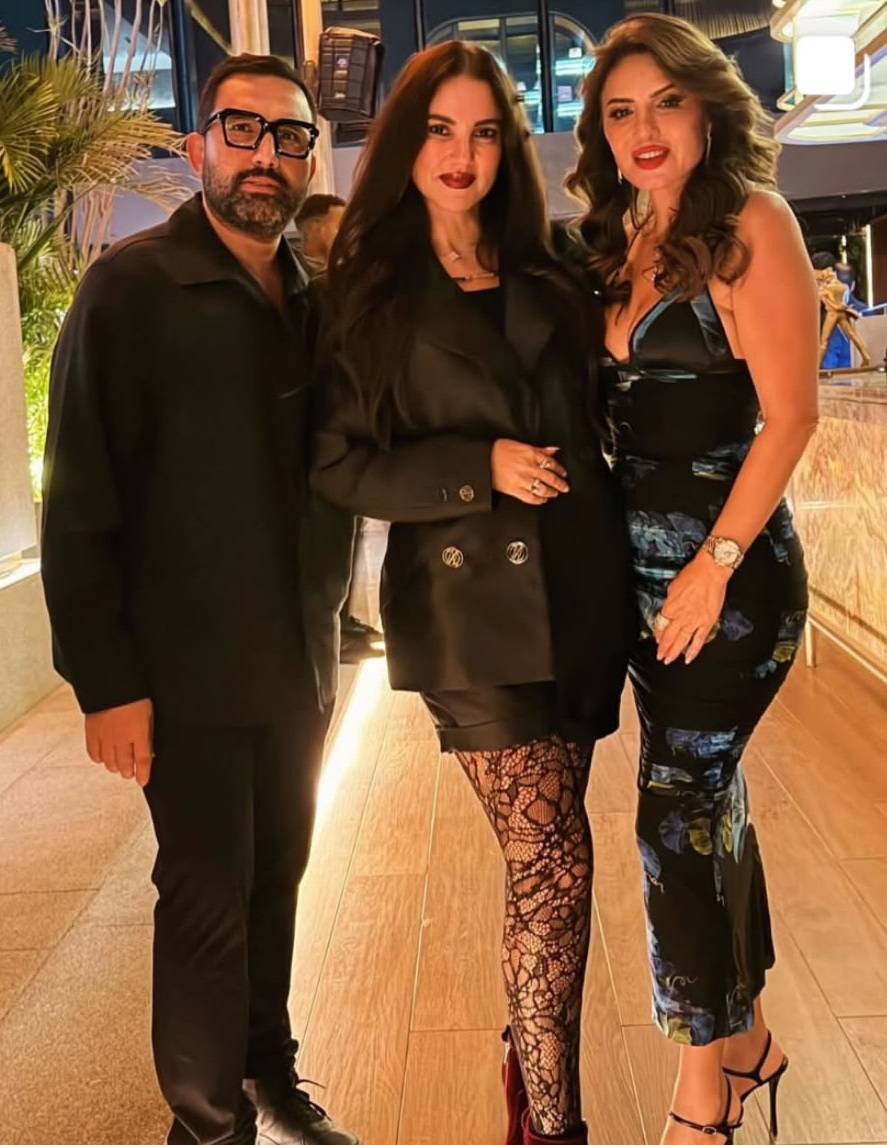 ليلى علوي ورانيا يوسف وريهام حجاج ونجوم الفن في عيد ميلاد نجلاء بدر (صور)