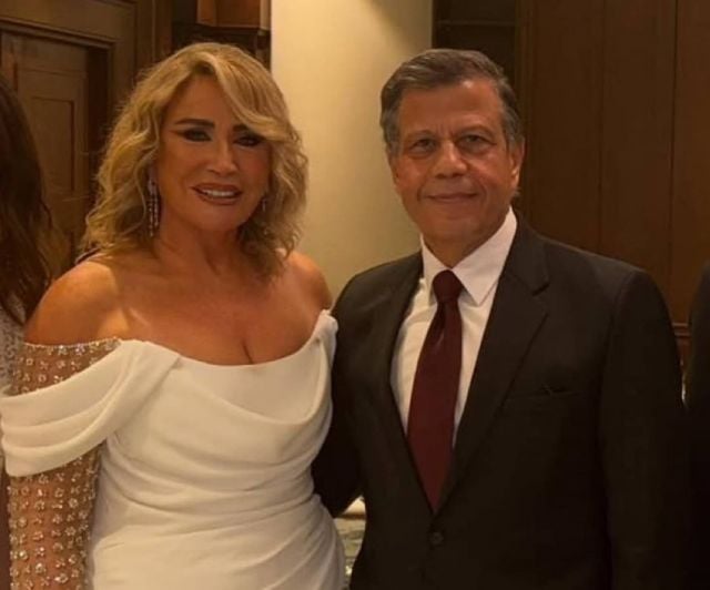 إيناس الدغيدي وزوجها يخرجان عن صمتهما ويكشفان كواليس الزواج (فيديو)