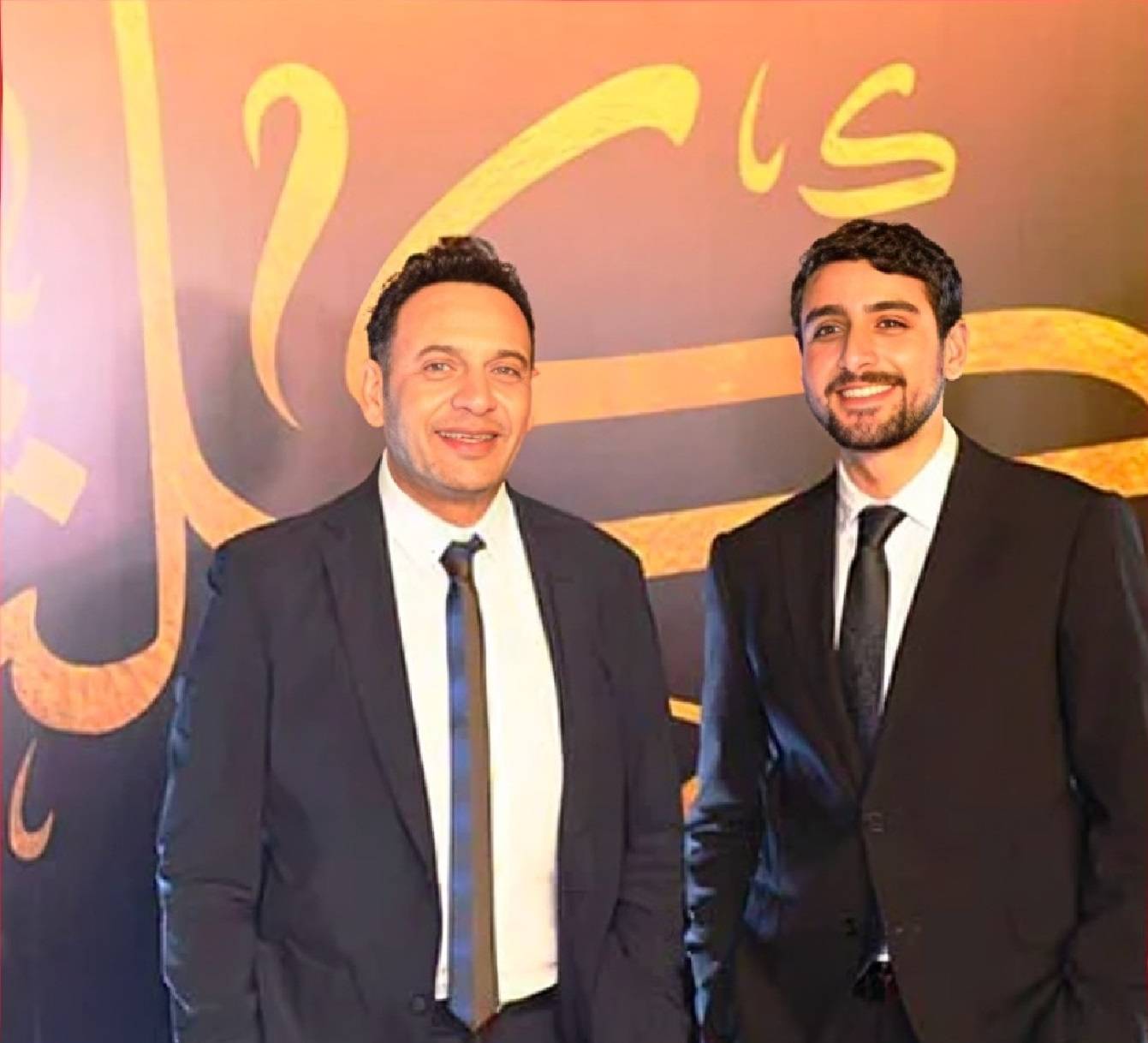 مصطفى قمر ونجله تيام