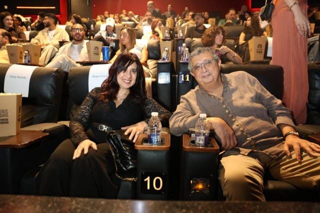 ماجد الكدواني وزوجته