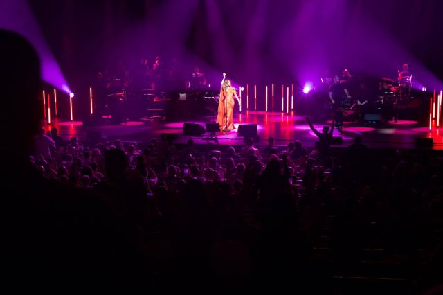 نجوى كرم في الحفل