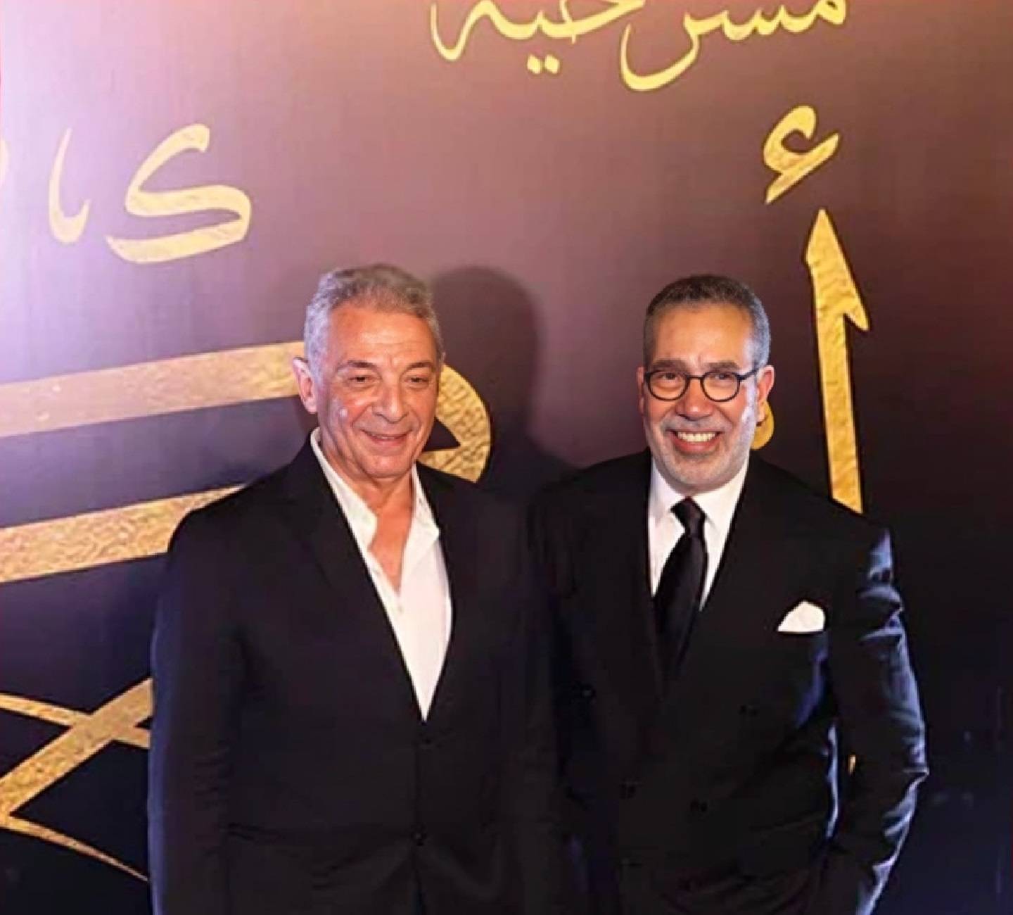 محمود حميدة مع مدحت العدل
