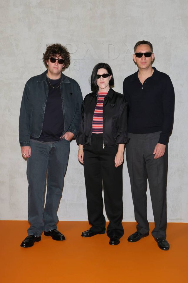 Jamie XX, Romy Madley Croft, Oliver Sim_Prada Womenswear SS26