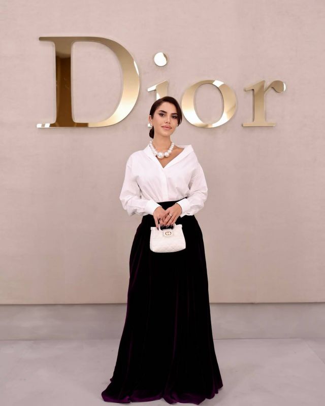 نجود الرميحي بإطلالة من ديور 