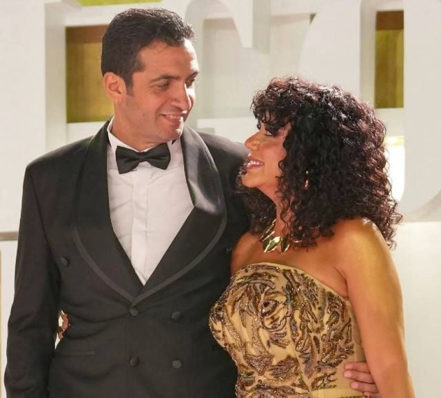 رانيا يوسف مع زوجها أحمد جمال