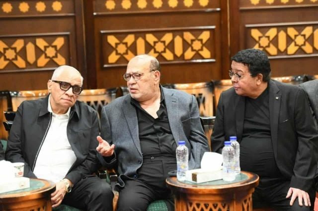 نجوم مصر في عزاء السيناريست أحمد عبدالله